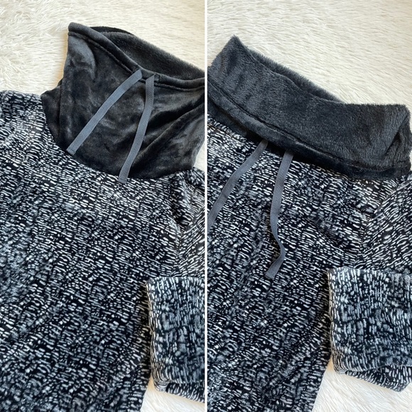 Sleepyheads cowlneck drawstring loungewear fleece  pullover - Picture 8 of 11